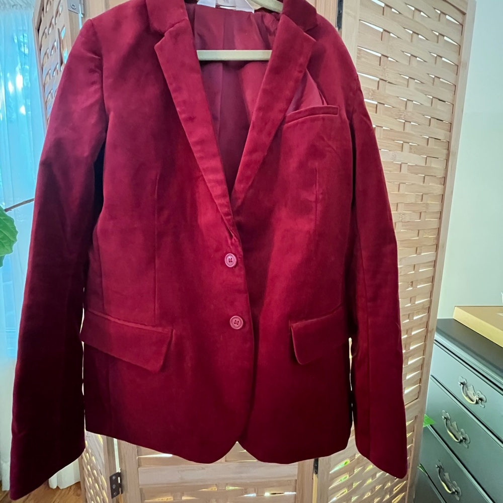 H&M Rich Burgundy Kids Blazer